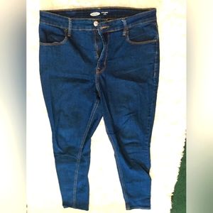 Old navy woman's size 12 high rise ankle denim skinny jeans